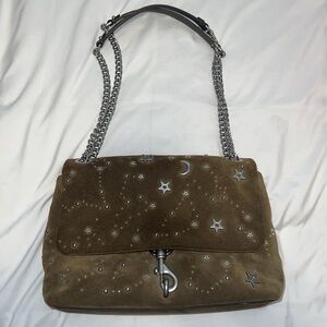 Rebecca Minkoff Edie Flap Shoulder with Celestial Studs
